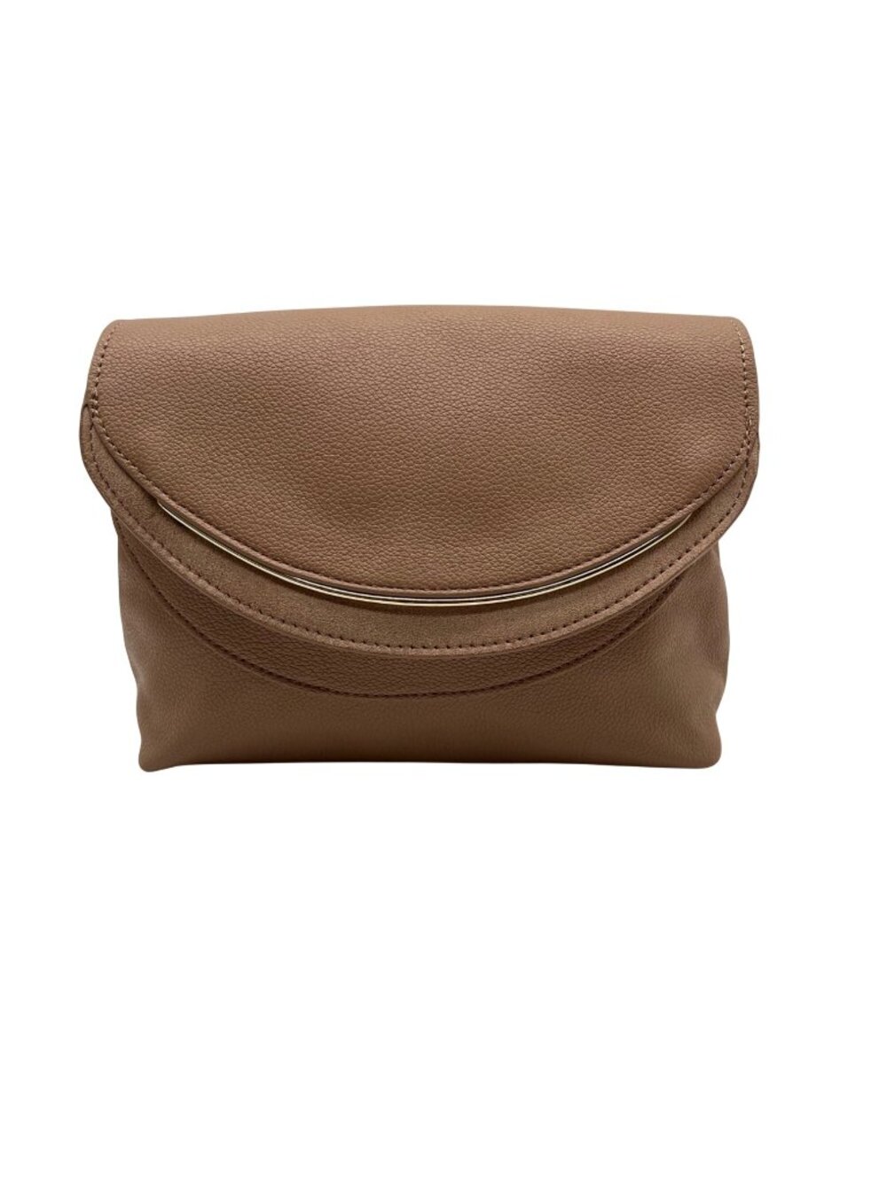 Lauren Conrad Brown Faux Leather Blair Crossbody